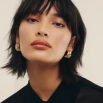 Hera Oversized Stud Earrings - Görsel 2